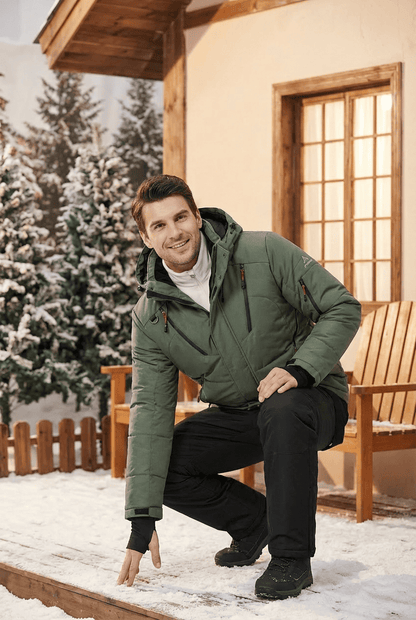 Men’s Winter Set | Snow Jacket And Pants - Luxyecs