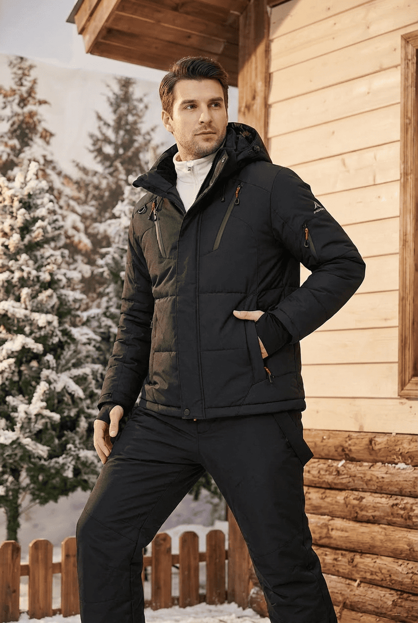 Men’s Winter Set | Snow Jacket And Pants - Luxyecs