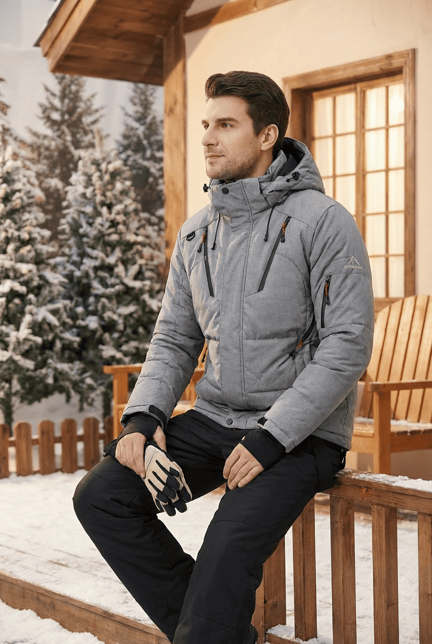 Men’s Winter Set | Snow Jacket And Pants - Luxyecs