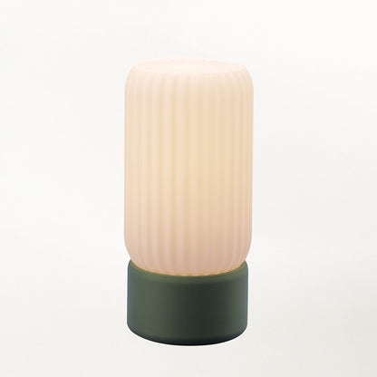 Milk Shade Barrel Table Lamp