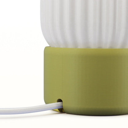 Milk Shade Barrel Table Lamp