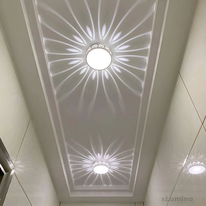 Modern LED Ceiling Light – Elegant Crystal & Acrylic Fixture
