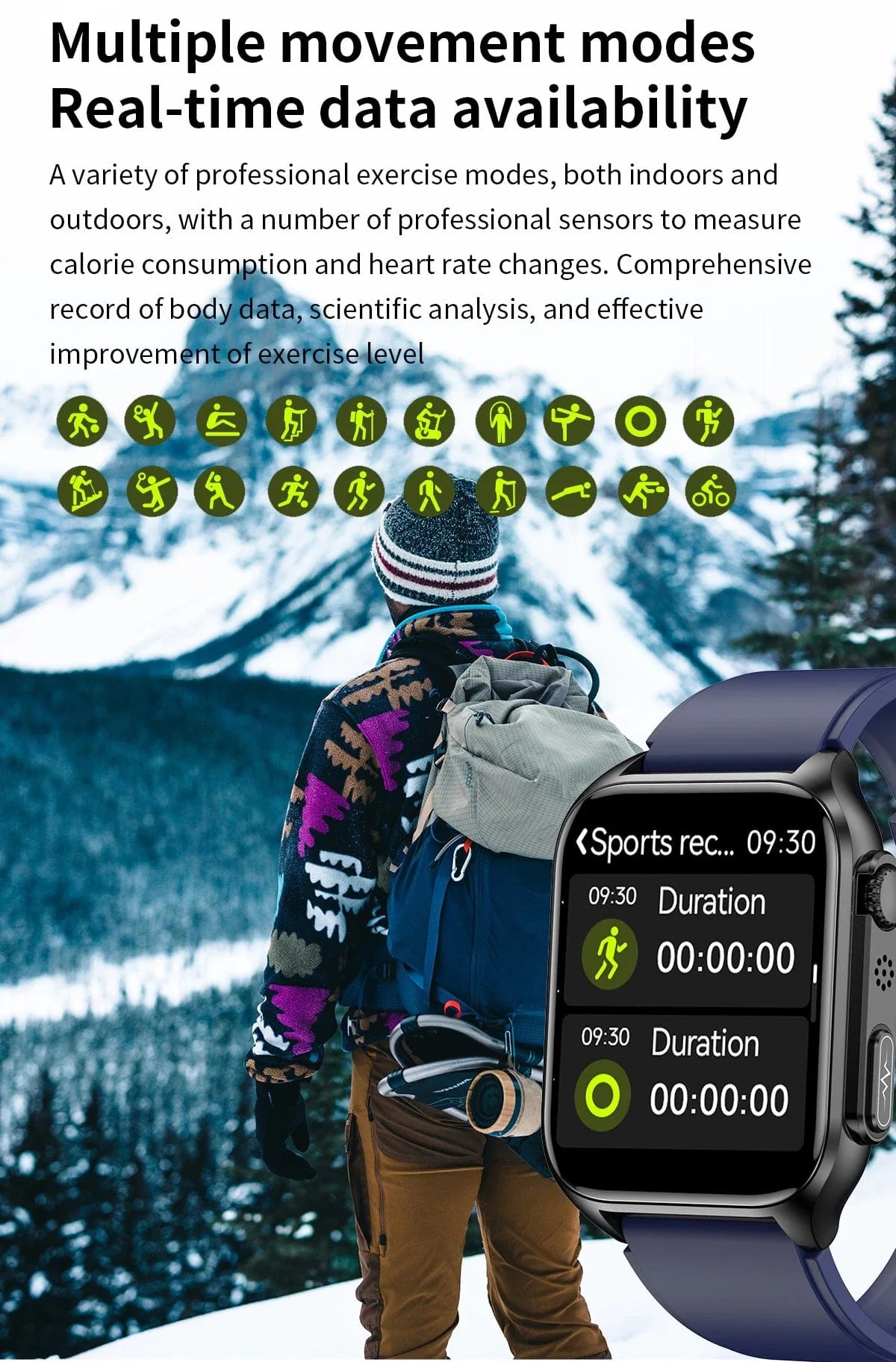 Smart Fitness Watch | Multifunction Digital Sports Tracker