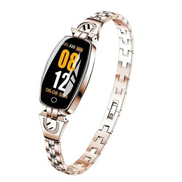Waterproof Smart Fitness Bracelet w/ HR & BP Monitor For Women
