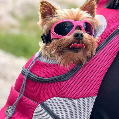 Luxora Pet Backpack | Adjustable Fur Sport Backpack for Safe Pet Travel