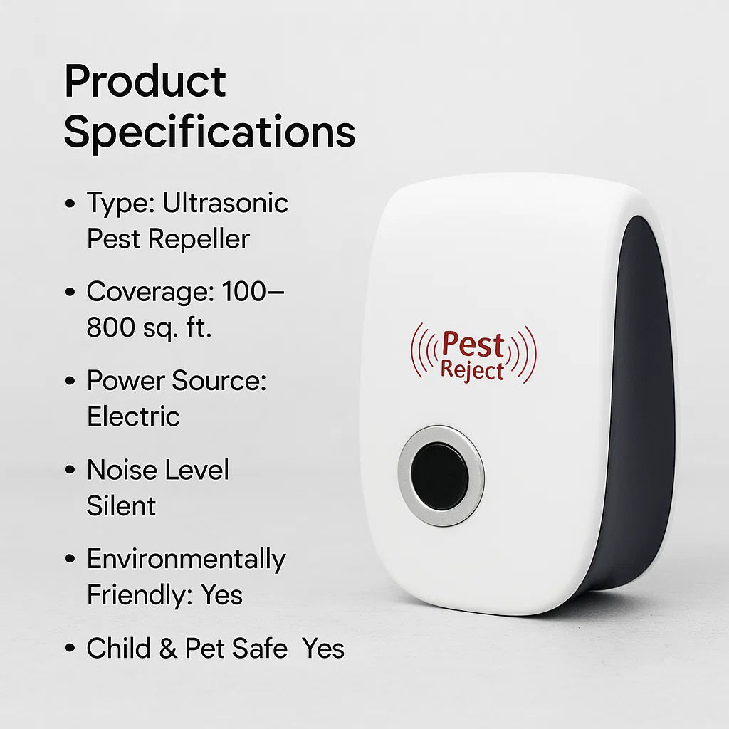 Pest Repeller Device | Ultrasonic Home Control - Luxyecs