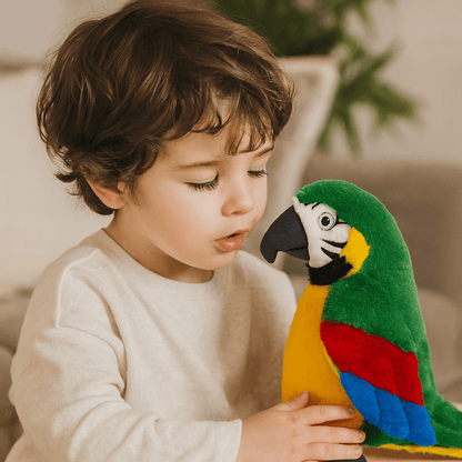 Plush Animal Toy | Kids Parrot Companion - Luxyecs