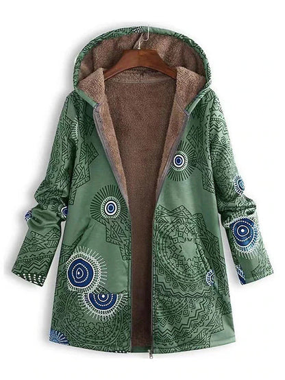 Women’s Hooded Jacket | Casual Printed Jacket