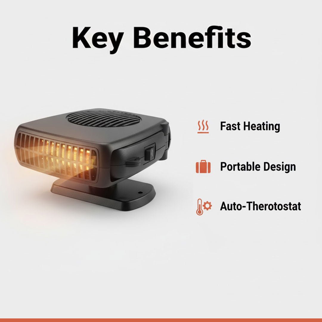Portable Car Heater | Auto Defogger Fan - Luxyecs