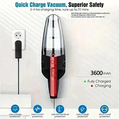 Portable Vacuum Cleaner | Car Interior Cleaning Tool - Luxyecs