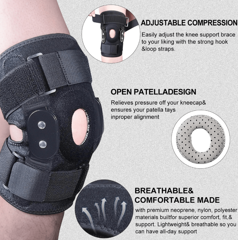 Knee Support Brace | Adjustable Stabilizing Strap