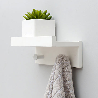 Cooper Wall Shelf | Stylish Storage Shelf with Hooks for Home Organization