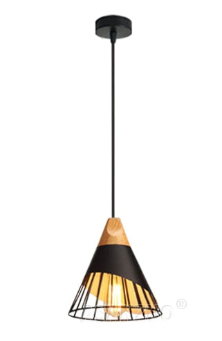 Modern Wooden Cone Pendant Lights