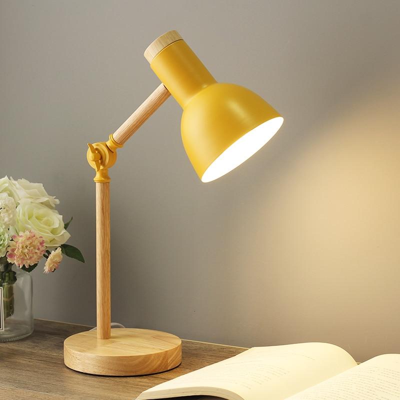 Nordic Wood Desk Lamp