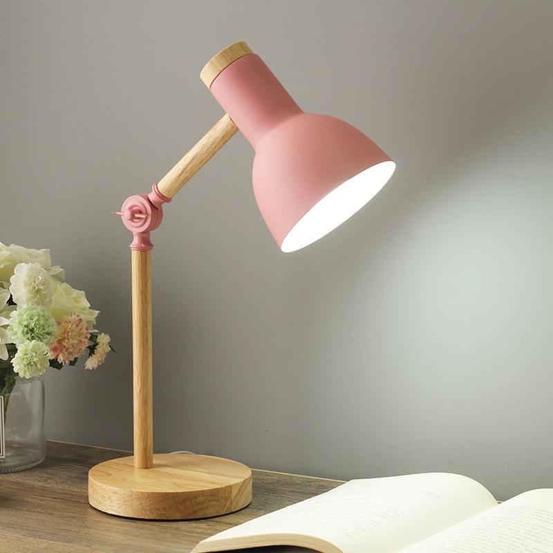 Nordic Wood Desk Lamp