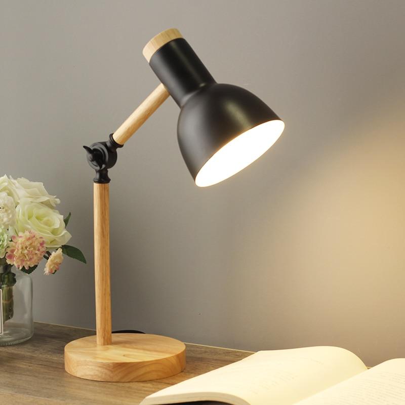 Nordic Wood Desk Lamp