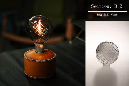 Gas Lantern Glass Outdoor Camping Lamp