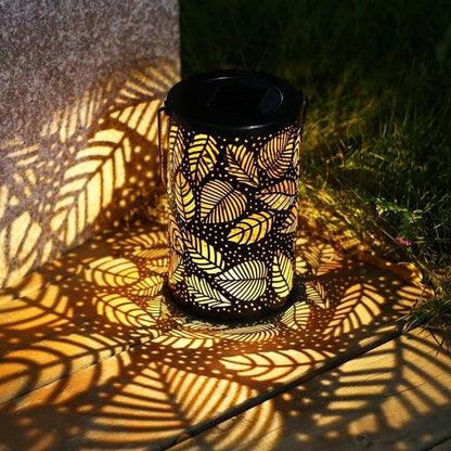 Jamila - Leaf Pattern Shadow Cast Lantern