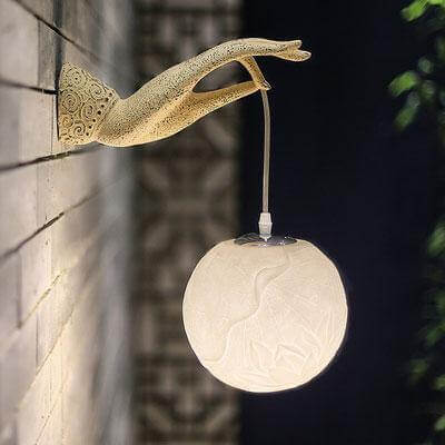 Modern Creative Chinese Lotus Wall Lamp