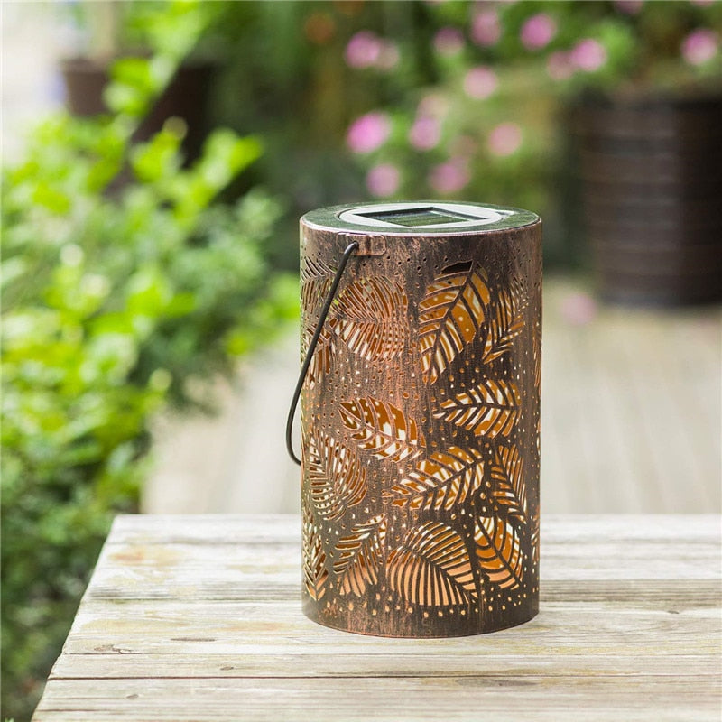 Jamila - Leaf Pattern Shadow Cast Lantern