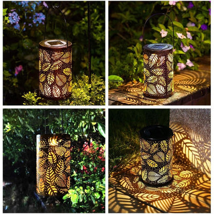 Jamila - Leaf Pattern Shadow Cast Lantern