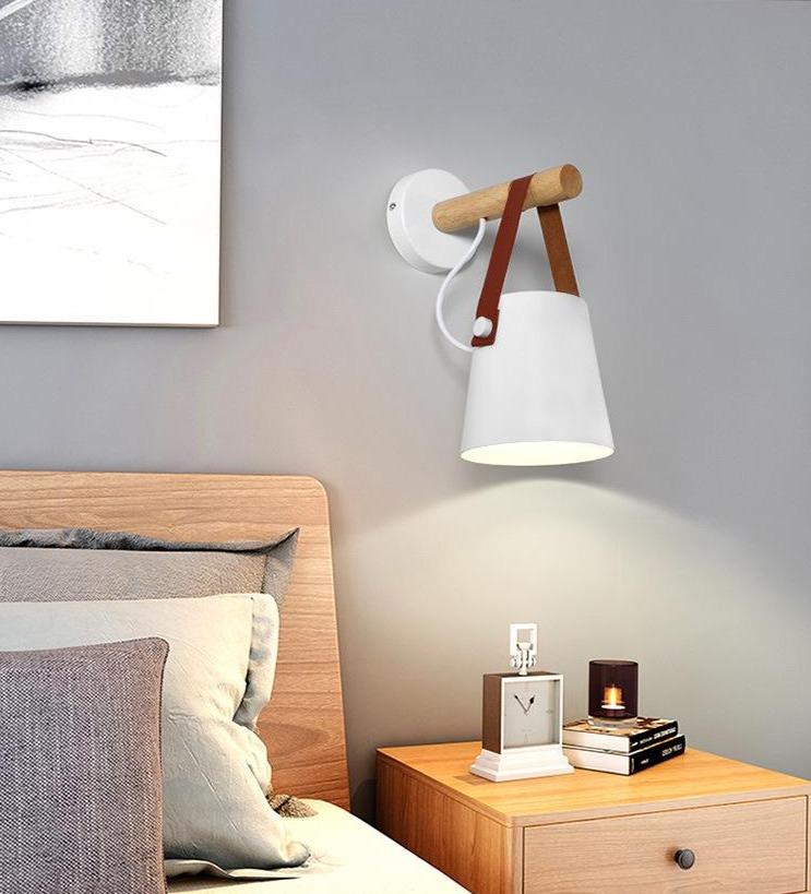 Wooden Nordic Hanging Wall Lamp