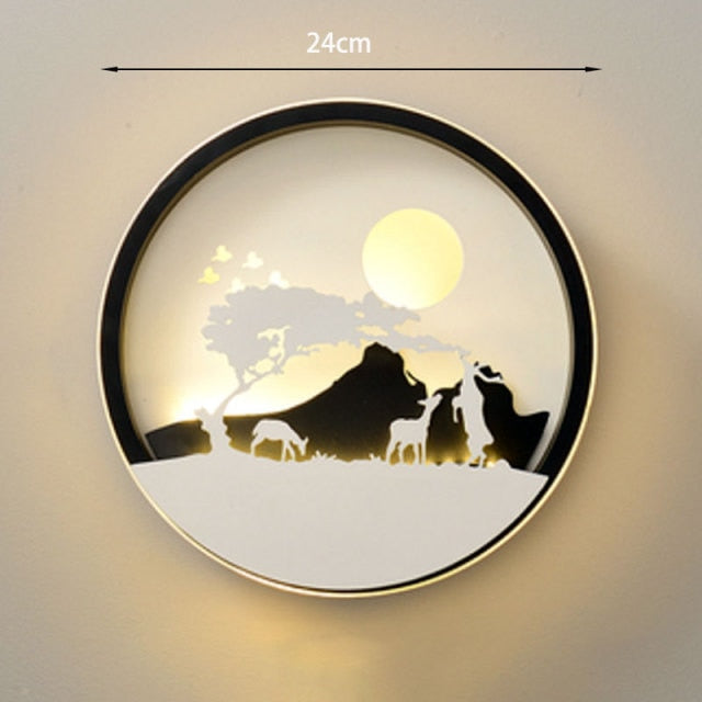 Decorative Modern Art Wall Led Lamp