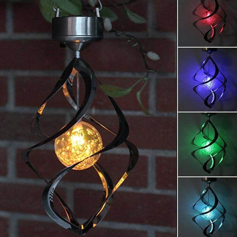 7-Colour Solar Changing LED Wind Chimes Light