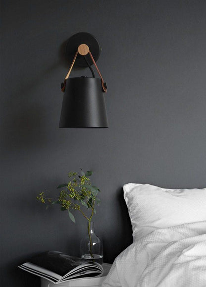 Wooden Nordic Hanging Wall Lamp