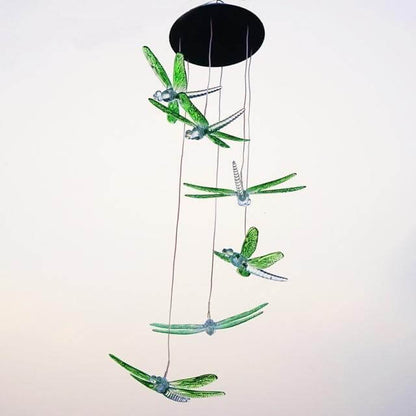 Outdoor LED Solar Hummingbirds DrangFly Lamp