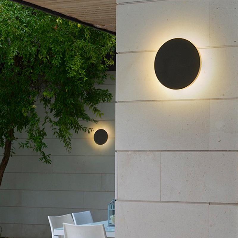 Modern Outdoor LED Disc Light