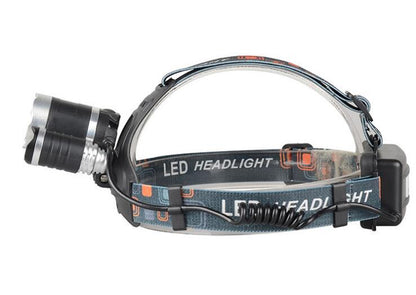 LED headlamp (powerful 5000 lumens) includes rechargeable batteries