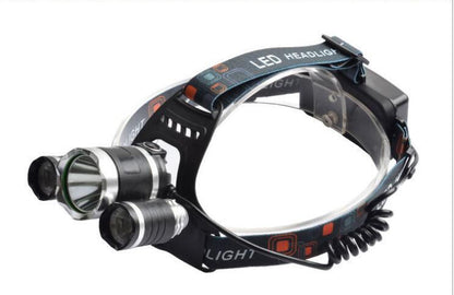 LED headlamp (powerful 5000 lumens) includes rechargeable batteries