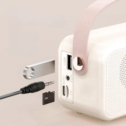 Digital Alarm Clock | Bluetooth Speaker with Retro Design