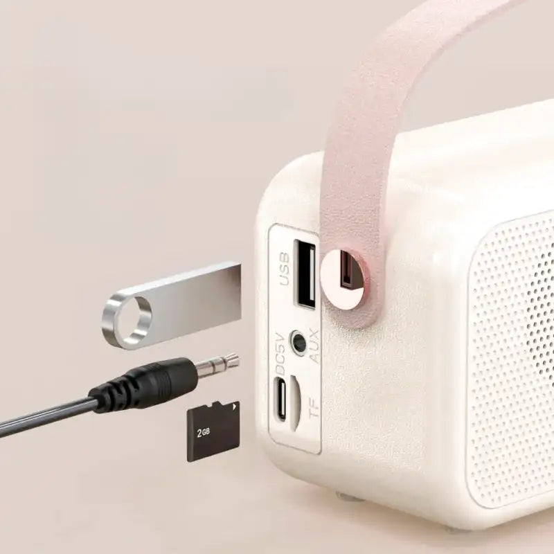 Digital Alarm Clock | Bluetooth Speaker with Retro Design