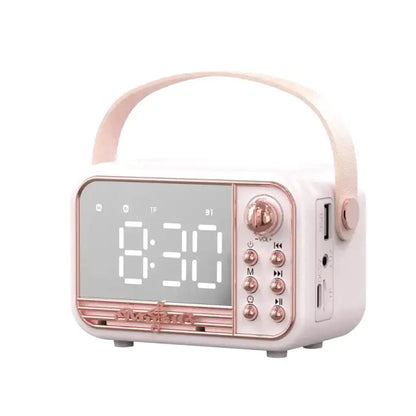 Digital Alarm Clock | Bluetooth Speaker with Retro Design