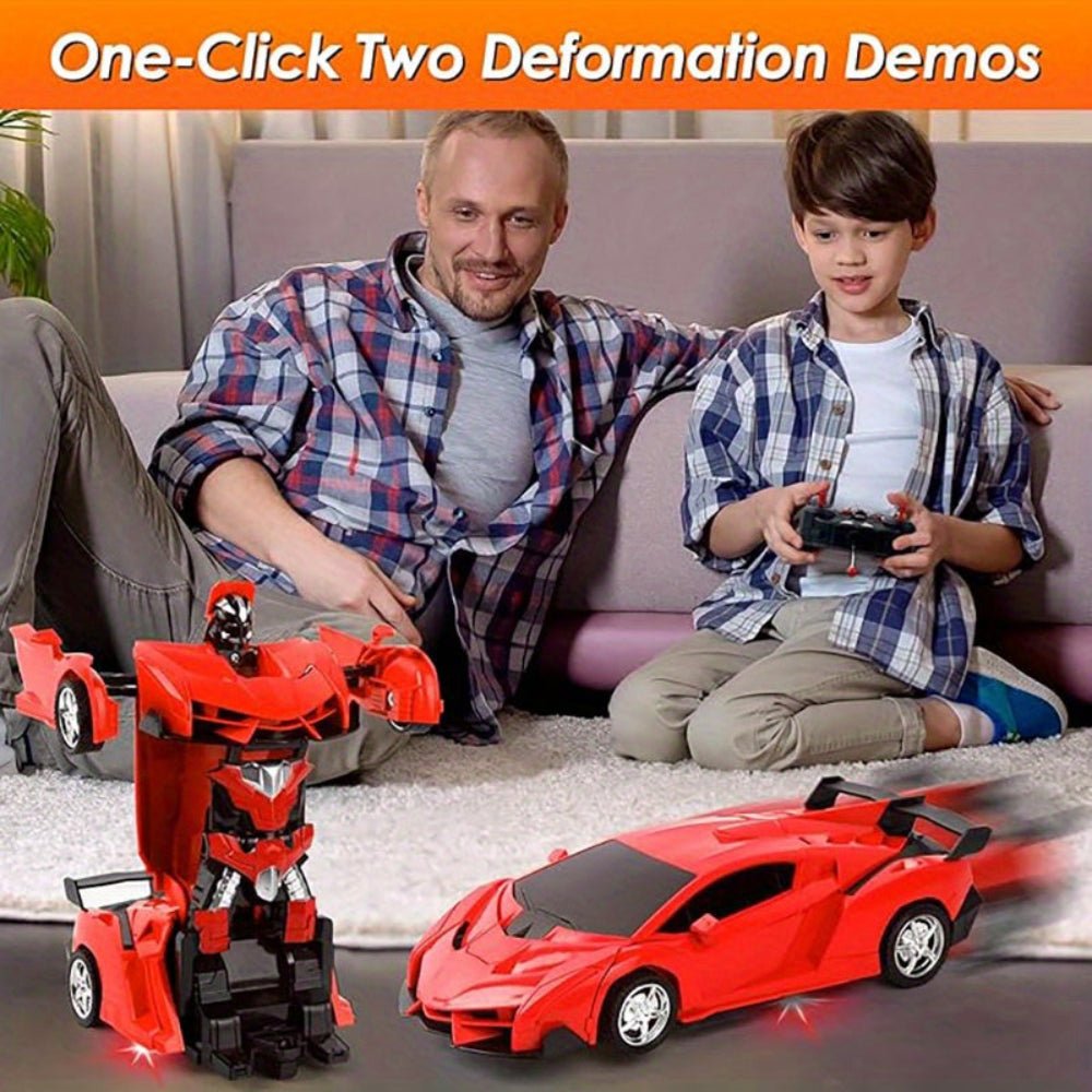 Remote Control Car | Transforming Robot Toy - Luxyecs