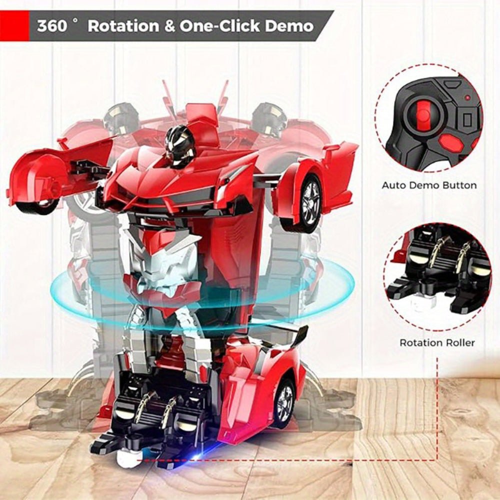 Remote Control Car | Transforming Robot Toy - Luxyecs