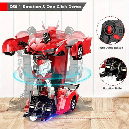 Remote Control Car | Transforming Robot Toy - Luxyecs