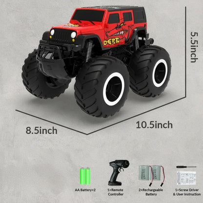 Remote Control Truck | All Terrain Stunt Vehicle - Luxyecs