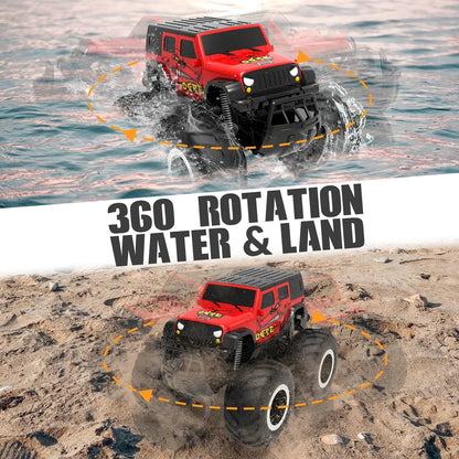Remote Control Truck | All Terrain Stunt Vehicle - Luxyecs
