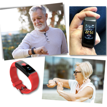 Unisex Fitness Smartwatch | Step Counter and Heart Rate Monitor