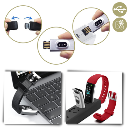 Unisex Fitness Smartwatch | Step Counter and Heart Rate Monitor