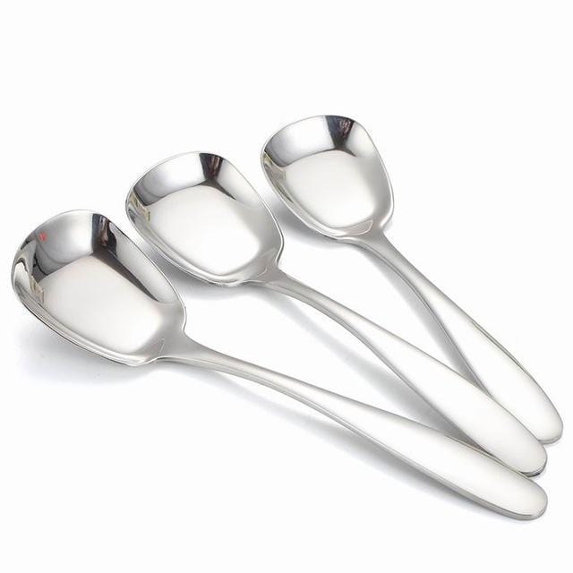 Serving Spoon Set | Elegant 3 - Piece Stainless Steel Serving Spoon - Luxyecs