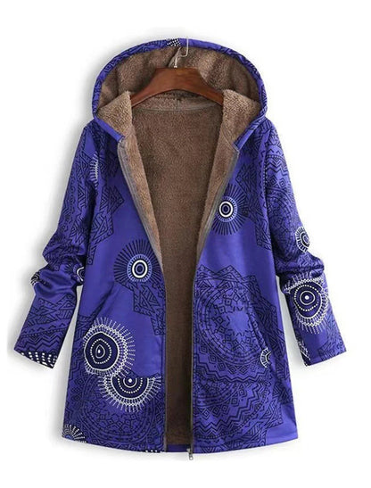 Women’s Hooded Jacket | Casual Printed Jacket