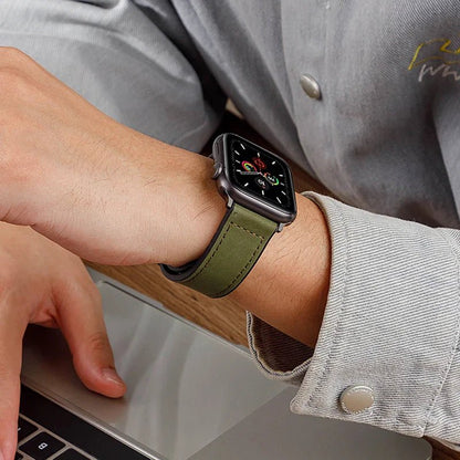 Smart Apple Watch Strap | Classic Buckle Band - Luxyecs