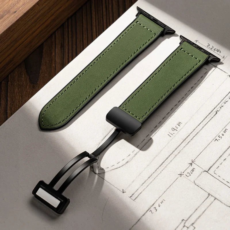 Smart Apple Watch Strap | Classic Buckle Band - Luxyecs