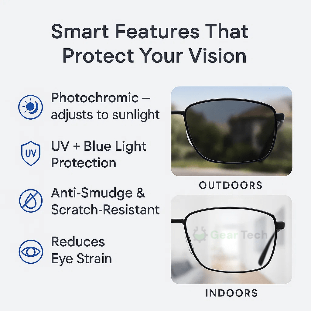 Smart Reading Glasses | Auto Focus Vision Glasses - Luxyecs
