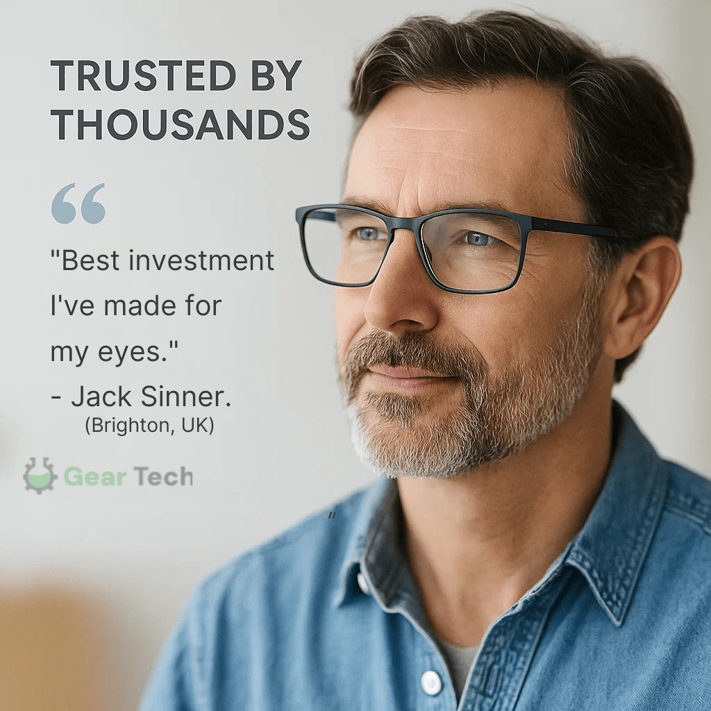 Smart Reading Glasses | Auto Focus Vision Glasses - Luxyecs