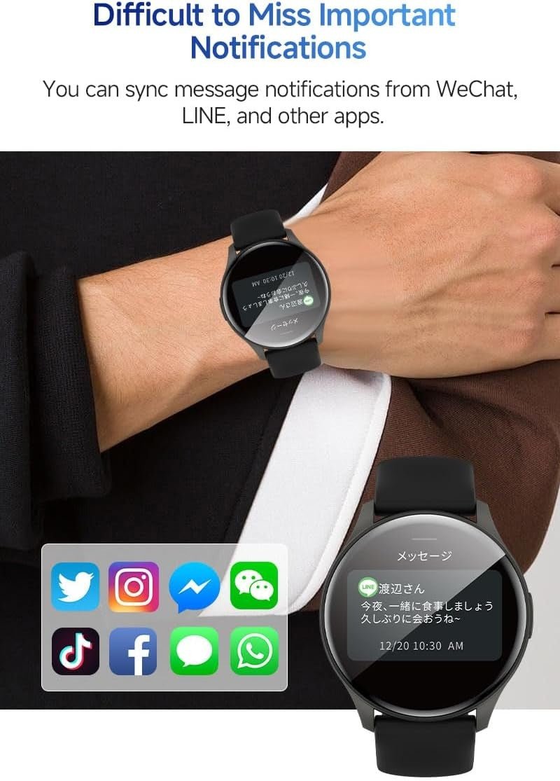 Smart Sports Watch | Tracking Monitor - Luxyecs
